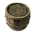 Metal Jewelry Box, 4 Compartment Jewelry Box